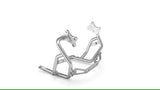 HONDA TRANSALP XL750 ENGINE GUARD WITH SKID PLATE OEM HONDA 08P71-MLC-D00 08P73-