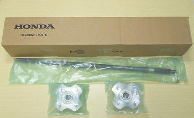 NEW OEM 00-06 HONDA TRX350 TRX 350 RANCHER REAR AXLE WITH WHEEL HUBS