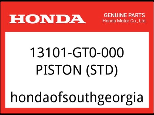 Honda OEM Part 13101-GT0-000