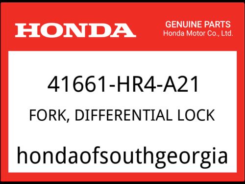 Honda OEM Part 41661-HR4-A21
