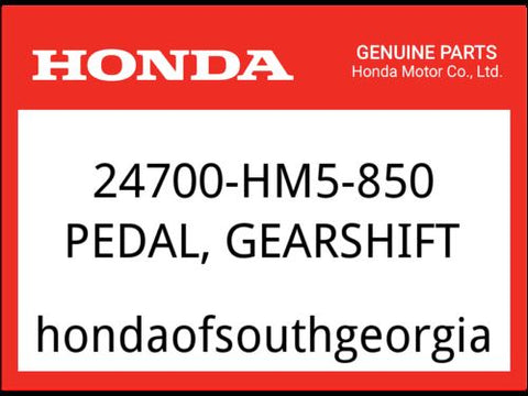 Honda OEM Part 24700-HM5-850 PEDAL, GEARSHIFT