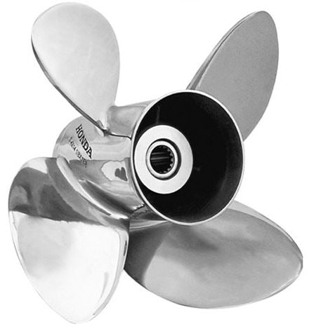 HONDA HR Titan 4-Blade (14 1/2 x 15") HONDA RH Propeller, 58134-ZY3-A15HR