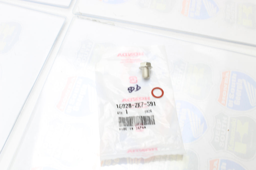 Honda 16028-ZK7-S91 Screw Set; 16028ZK7S91 Made by Honda